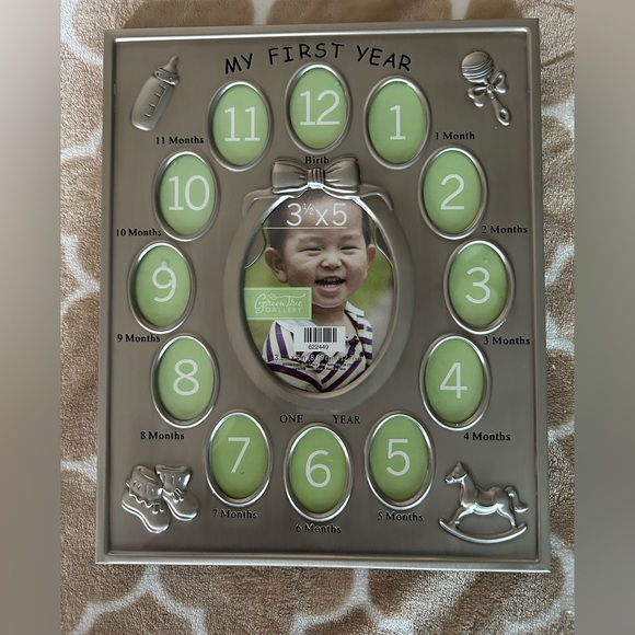 Baby’s First Year Picture Frame Multi Photo -Green Tree Gallery- - Picture 1 of 7